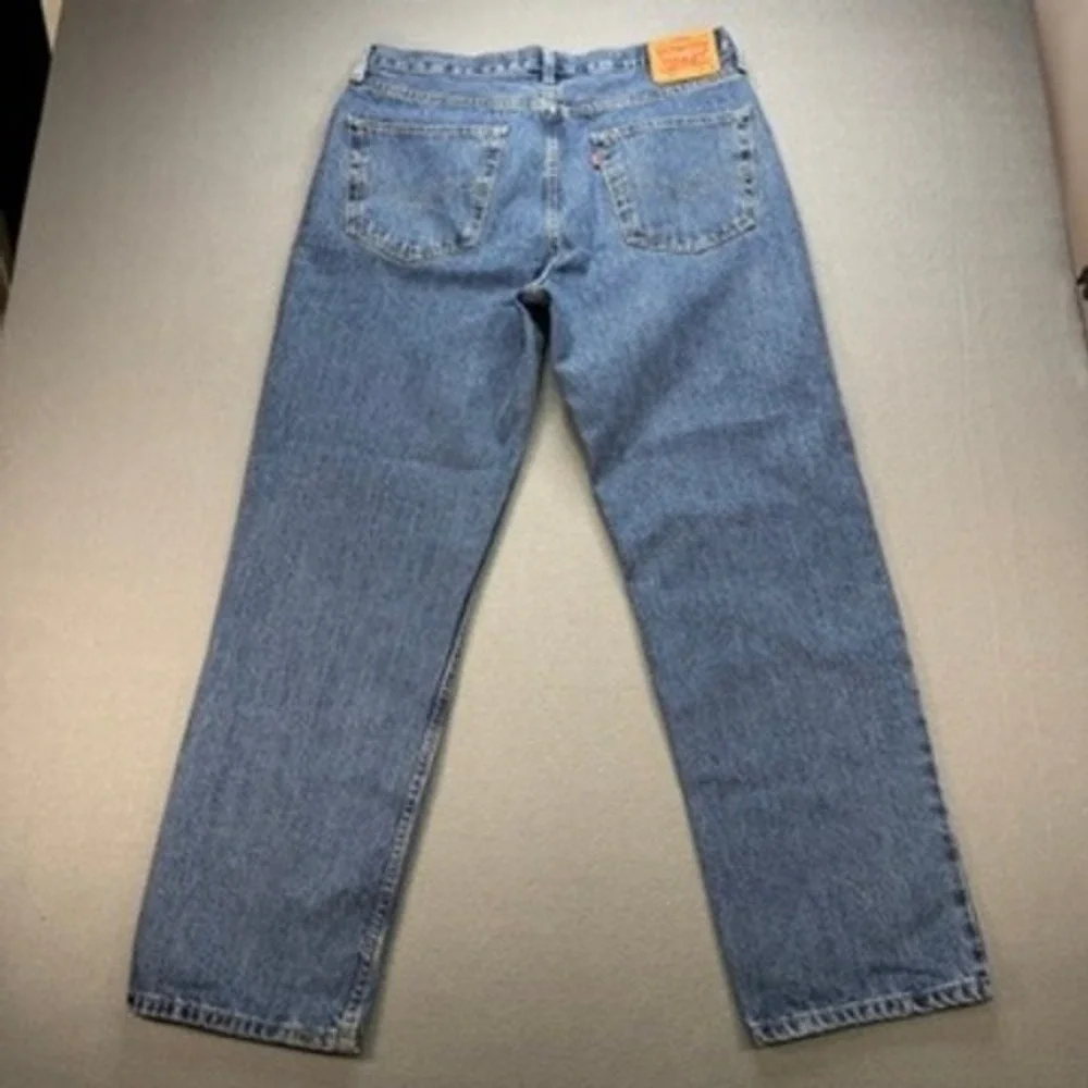 Levis 550 Relaxed Fit Jeans Men 36x32 (FIT 36x31) Blue Denim Classic Workwear